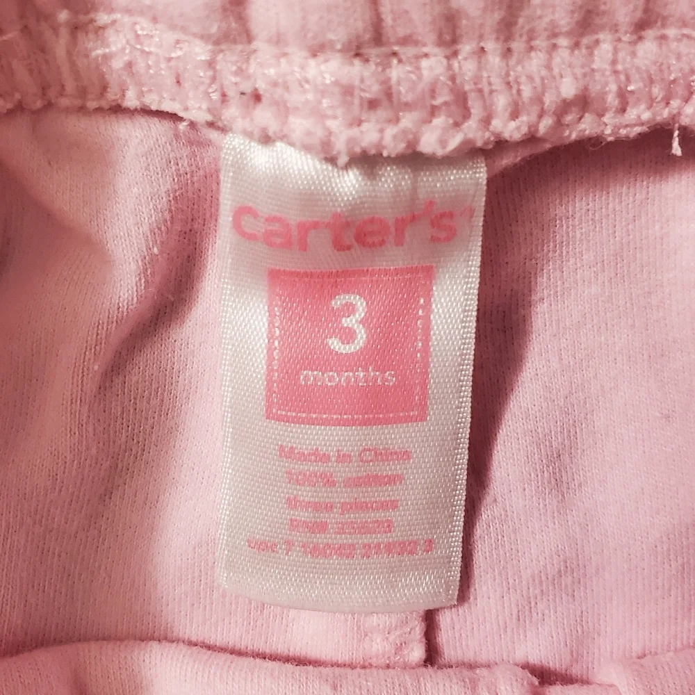 Carter's Baby Girl Pink Pants Size 3m